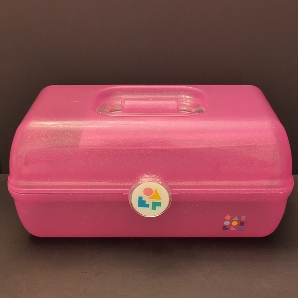 Caboodles Pink Sparkle On The Go Girl Travel Makeup Case . - Picture 1 of 11